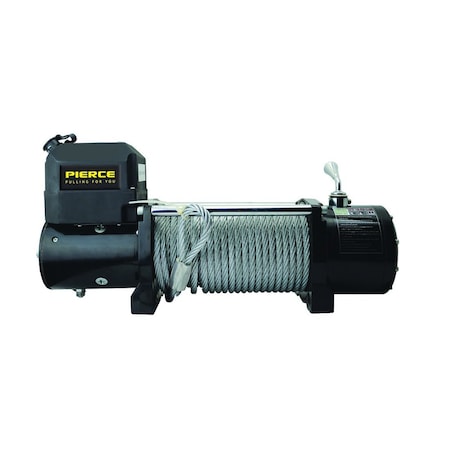 Pierce Planetary Electric 12V DC Winch: 265:1 Ratio, 21.3 FPM, 5.5 HP Motor 375140